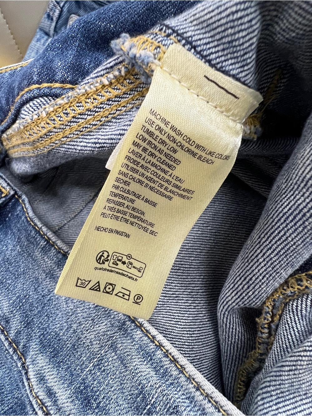 Anthropologie Pilcro Wanderer Mid-Rise Relaxed Jeans Size 27 Blue - Picture 13 of 14